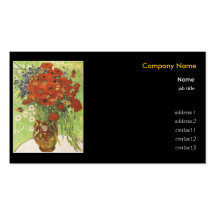 梵 高，  Vincent van Gogh Business Card Templates