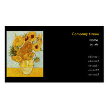 梵 高，  Vincent van Gogh Business Card Templates
