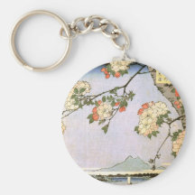 江戸の桜, 広重 Cherry Blossoms of Edo, Hiroshige Key Chains