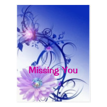 0197, Missing You Post Card