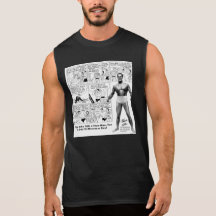 01-Body Building Shirt - Comic Book Style
