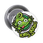 01 Horny Gecko Logo colour Pinback Button