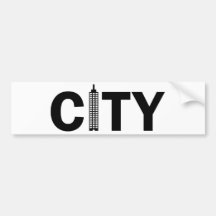 02_City.png Bumper Stickers