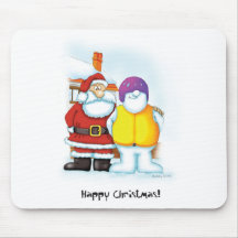 04_snowman2 mouse pad