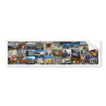 1000 Faces of Jerusalem Mosaic bumper stickers