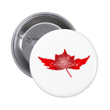 100% Canadian Pinback Button