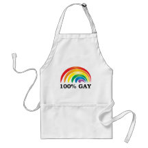 100% Gay Apron