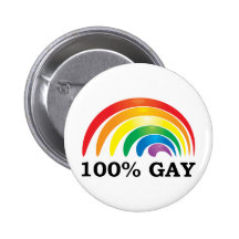 100% Gay Pin
