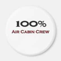 100 Percent Air Cabin Crew Magnets