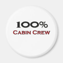 100 Percent Cabin Crew Fridge Magnets