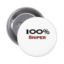 100 Percent Sniper Pinback Button