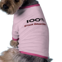 100 Percent Stock Breeder Pet Tee