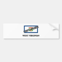 100 Percent West Virginian Bumper Sticker