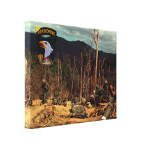 101st airborne division vietnam war canvas print