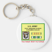 101ST AIRBORNE DIVISION VIETNAM WAR VET KEY CHAINS