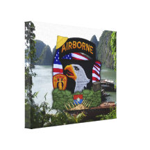 101st airborne division vietnam war veterans vets gallery wrapped canvas