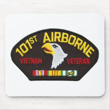 101st Airborne Vietnam Veteran Mouse Pad