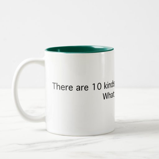 10 Kinds of people: What? Mugs