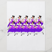 10 Ladies Dancing Personalized Flyer