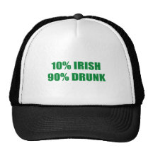 10 PERCENT IRISH TRUCKER HATS