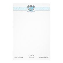 10 sheet Paper Pad Personalized Stationery