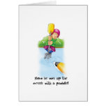 10_Up_the_creek Greeting Card