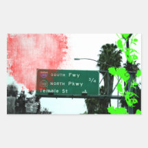 110 Freeway Sign Stickers