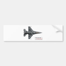 120th Fighter Squadron F-16 Fighting Falcon Bumper Sticker
