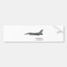 120th Fighter Squadron F-16 Fighting Falcon Bumper Stickers