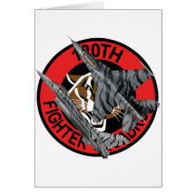 120th Fighter Squadron F-16 Fighting Falcon Greeting Card