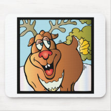 12 Farts of Christmas Reindeer Mousepad