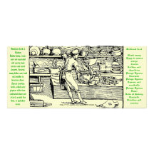 "12th century  Mediaeval Kitchen and Cook-Rack Car