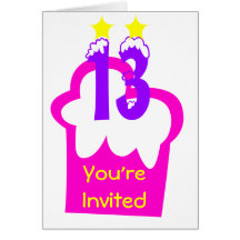 13th Birthday Greeting Cards