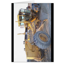 140H Motor Grader - Blade Greeting Card