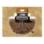 15th Wedding Anniversary Gifts Postcards