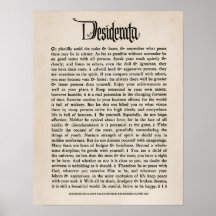 1692 - Desiderata Print