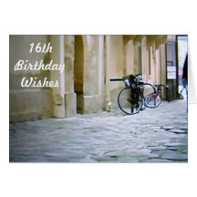 16th BIRTHDAY ADVENTURE AND FUN Greeting Cards