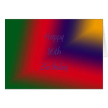 16th Birthday Card