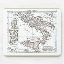 1806 Map - L'Italie (Sud) Mouse Mats