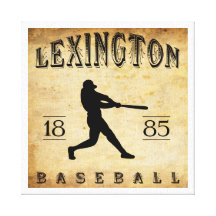 1885 Lexington Kentucky Baseball Gallery Wrapped Canvas