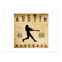 1888 Austin Texas Baseball Postcards