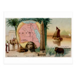 1889 Egypt Vintage Card Post Cards