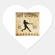 1893 East Liverpool Ohio Baseball Stickers