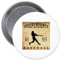 1893 Independence Oregon Baseball Pinback Button