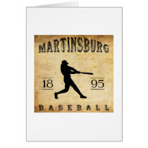 1895 Martinsburg West Virginia Baseball Card