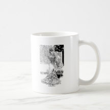 1899 French 5:00 O'Clock Tea Gown Mug