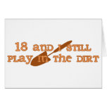 18th Birthday Gardening Gift Greeting Card
