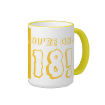 18th Birthday Mug (Yelllow)