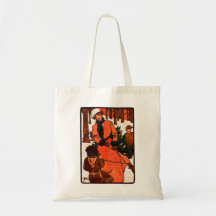 1900 Art Nouveau Christmas Bags
