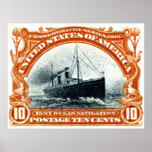 1901 Fast Ocean Navigation Print